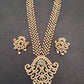 Black Ad Bridal Peacock Necklace With Earrings