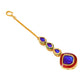 Ruby Raang Blue Meenakari Kundan Maang Tikka | Swadesiicart