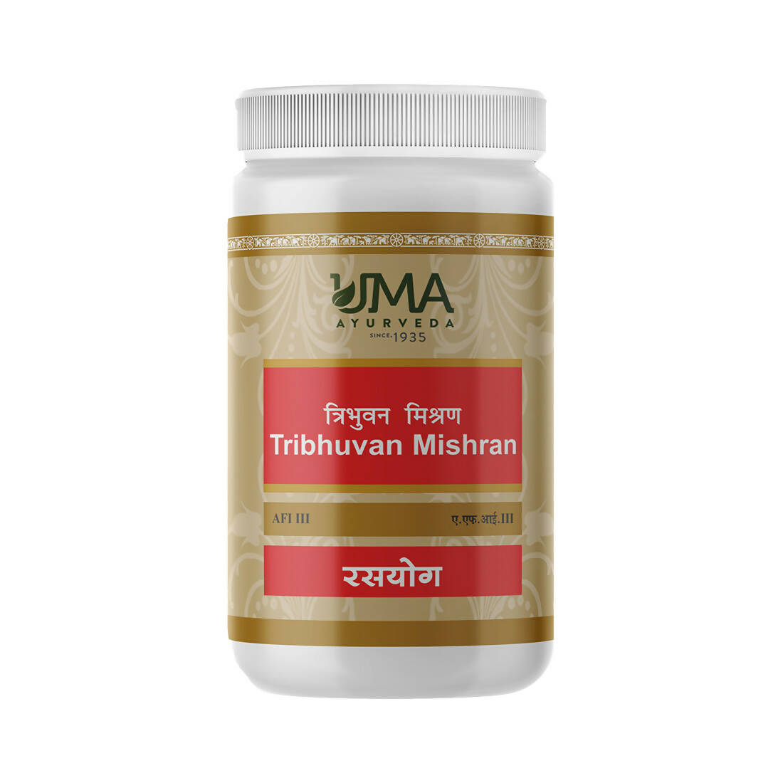 Uma Ayurveda Tribhuvan Mishran Tablets - Swadesiicart