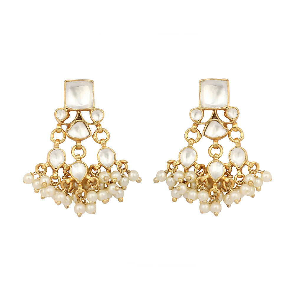 Nuyug 22K Gold Plated Ivory Dusk MOP Necklace | Swadesiicart