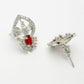 NVR Women Silver-Plated American Diamond-Studded Pendant Set | Swadesiicart