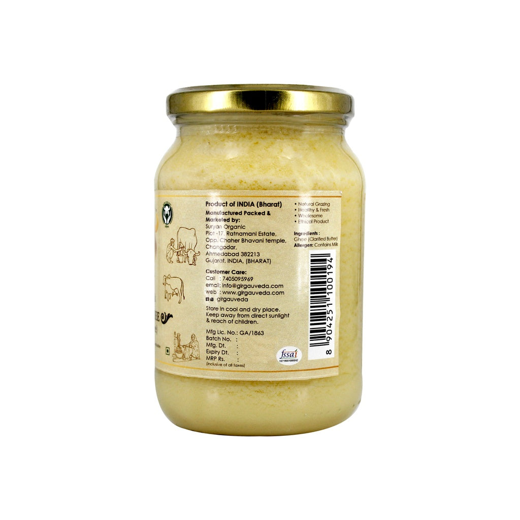 Gir Ahinsak Gau Ghee (A2) Bilona - A2 Ghee, Traditional Bilona Ghee, Desi Pure Breed Gir Gaumata (A2) - Swadesiicart