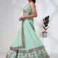 House of Panchhi Burgundy Pure Georgette Sequins And Thread Embroidery Lehenga Choli & Dupatta | Swadesiicart