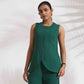 trueBrowns Green Cotton Co-ord Set - Swadesiicart