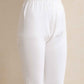 trueBrowns White Woollen Leggings | Swadesiicart