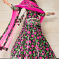 Pomcha Jaipur Gulmohar Cotton Hand Block Skirt Set | Swadesiicart