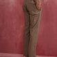 trueBrowns Men's Grey Cotton Twill Pants | Swadesiicart
