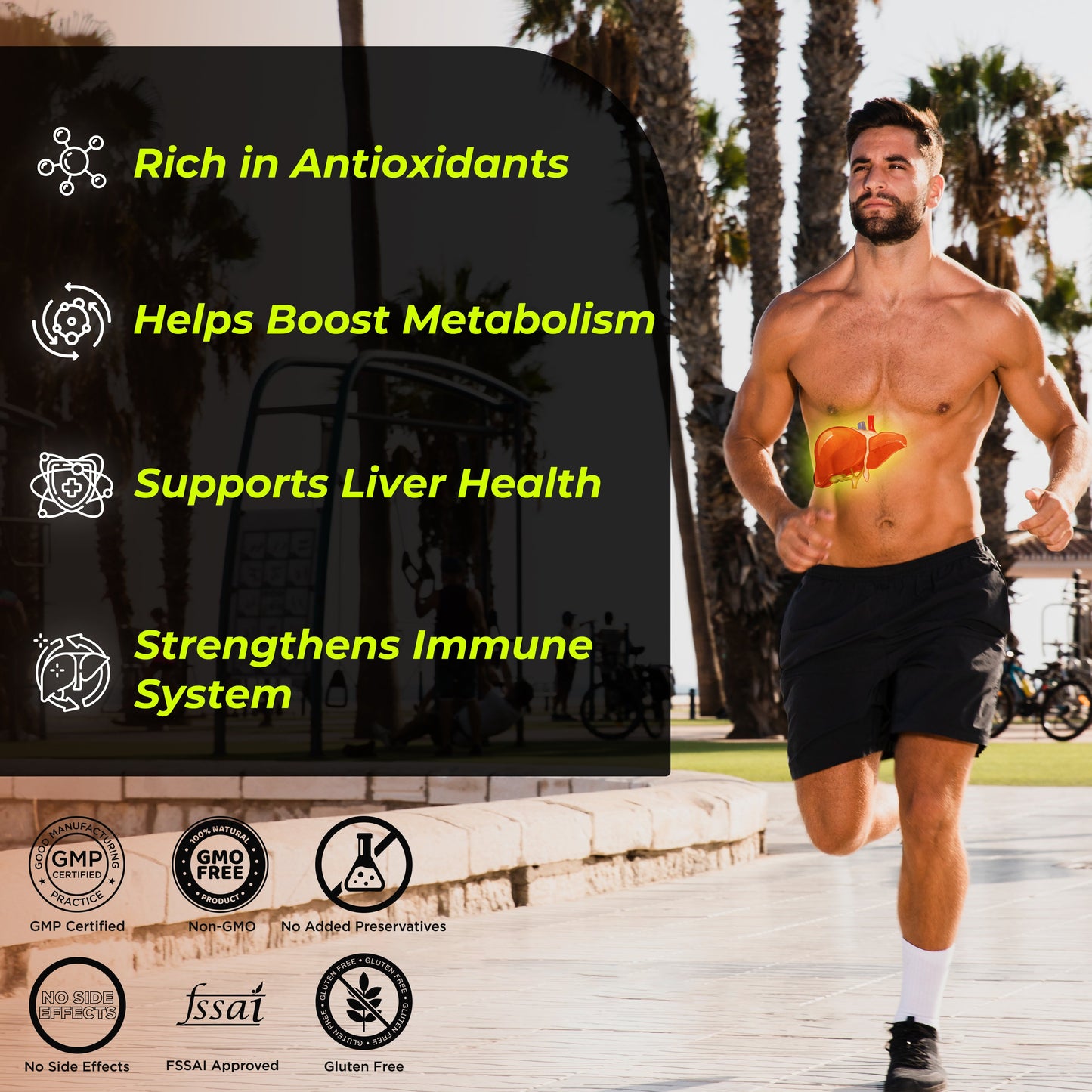 Health Veda Organics Plant Based Liver Detox Capsules - Swadesiicart