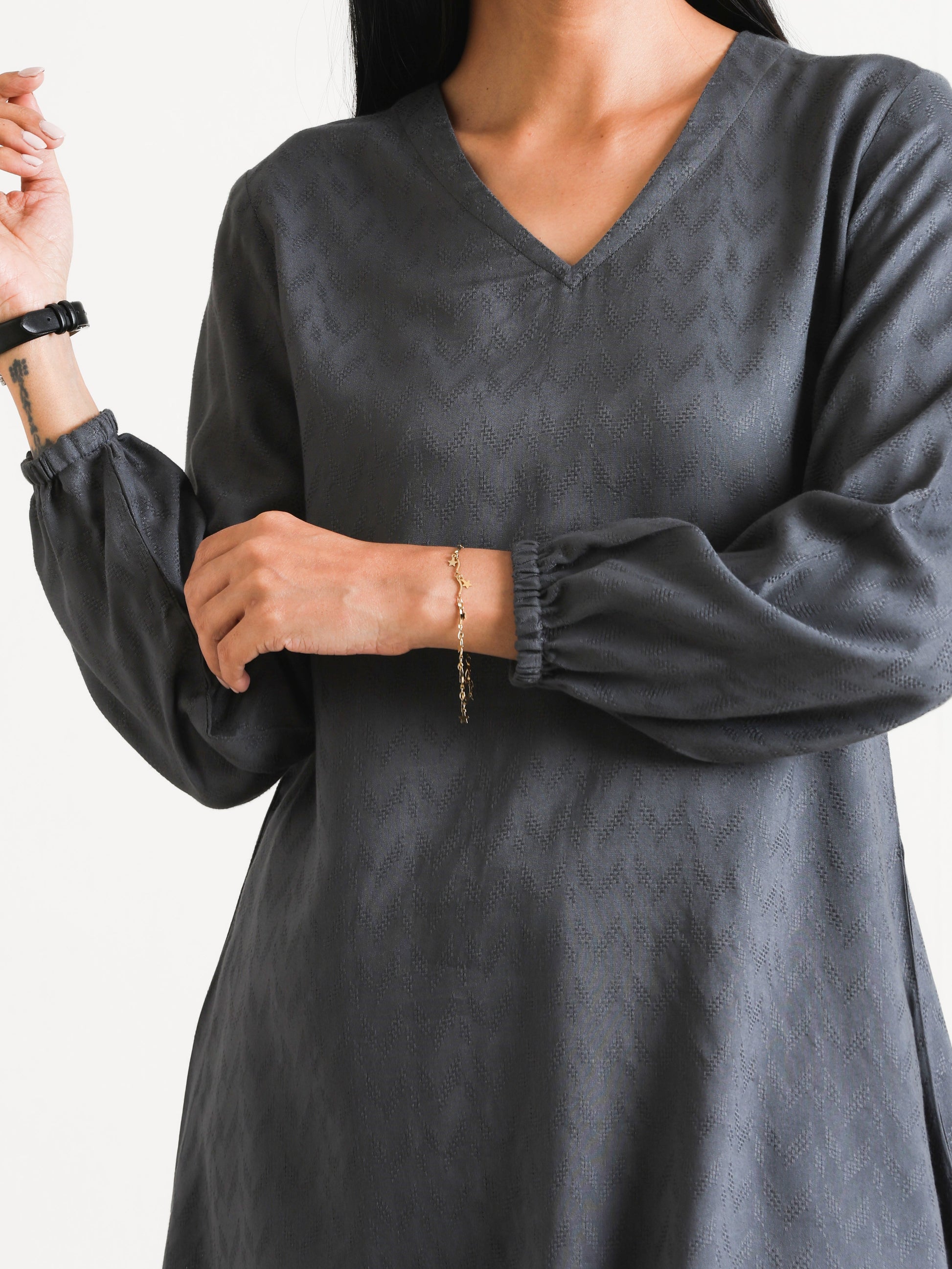 trueBrowns Grey Short Co-Ord Set | Relove - Swadesiicart
