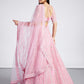 House of Panchhi Pink Net Sequins, Zarkan And Thread Embroidery Lehenga Choli & Dupatta | Swadesiicart