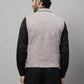 Even Apparels Men's Cream Pure Wool Nehru Jacket | Swadesiicart