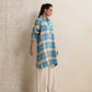 trueBrowns Beige Check Winter Top | Swadesiicart