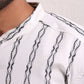 Xkind White Stripes Regular Fit Shirt | Swadesiicart