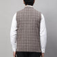 Even Apparels Men's Beige Pure Wool Nehru Jacket | Swadesiicart