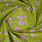 Block Print Apple Green Coloured Mulmul Cotton Saree By Gayathri Reddy Designer Studio | Swadesiicart