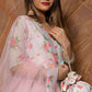Pomcha Jaipur Flamingo Chandheri Anarkali Set | Swadesiicart