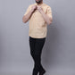 Even Apparels Beige Pure Cotton Short Kurta With Band Collar | Swadesiicart
