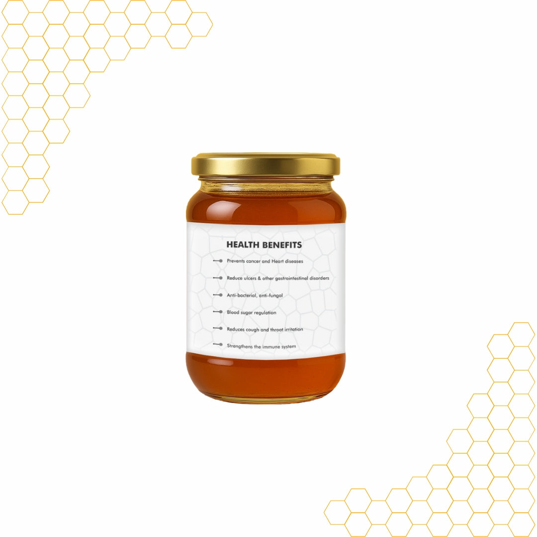 Aayug Organics Organic and Raw Honey, 100% Natural and Ayurvedic, Rich in Vitamins and Minerals - Swadesiicart