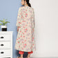 Ahalyaa Women Pink Floral Gotta Patti Kurta with Trousers | Swadesiicart