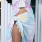 Noroke Toop Modal Pink Sarong With Top | Swadesiicart