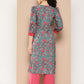 Ahalyaa Women Floral Printed Gotta Patti Floral Crepe Kurta | Swadesiicart