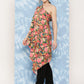 InWeave Women's Mutli Peacock Japanese Art Oneshoulder Top - Swadesiicart