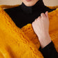 InWeave Women's Yellow Long Faux Fur Cape - Swadesiicart