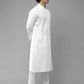 Fabmade Elegant Chikankari Embroidered Straight Kurta With Pyjama | Swadesiicart