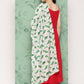InWeave Women's Red Strappy Set W White Pink Lotus Cr Duptta - Swadesiicart
