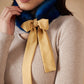 InWeave Women's Royal Blue Fur Neckpiece - Swadesiicart