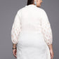 Ahalyaa Mandarin Collar Printed Tunic | Swadesiicart