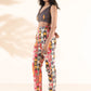 trueBrowns Cola Cotton Ikat Pant Suit Set - Swadesiicart