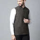 Even Apparels Men's Brown Pure Wool Nehru Jacket | Swadesiicart
