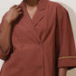 trueBrowns Brown Cotton Linen Co-Ord Set - Swadesiicart