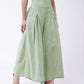 InWeave Women's Green Handloom Palazzo - Swadesiicart