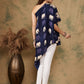 InWeave Women's Blue Elephant Print Oneshoulder Top - Swadesiicart