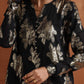 trueBrowns Black Metallic Straight Kurta Co-ord Set - Swadesiicart