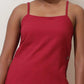 trueBrowns Maroon Cotton Linen Kurta Co-Ord Set - Swadesiicart