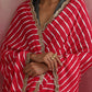 trueBrowns Pink Muslin Silk Saree | Swadesiicart