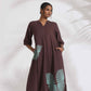 trueBrowns Cola Cotton Print Flared Kurta Set | Swadesiicart