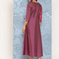 Ahalyaa Colourblocked Printed Wrap Ethnic Dress | Swadesiicart