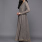Ahalyaa Women Grey Floral Empire Kurta with Palazzos | Swadesiicart