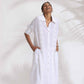 trueBrowns White Cotton Schiffli Shirt Kurta Set | Swadesiicart