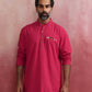 trueBrowns Men's Pink Mandarin Collar Kurta | Swadesiicart