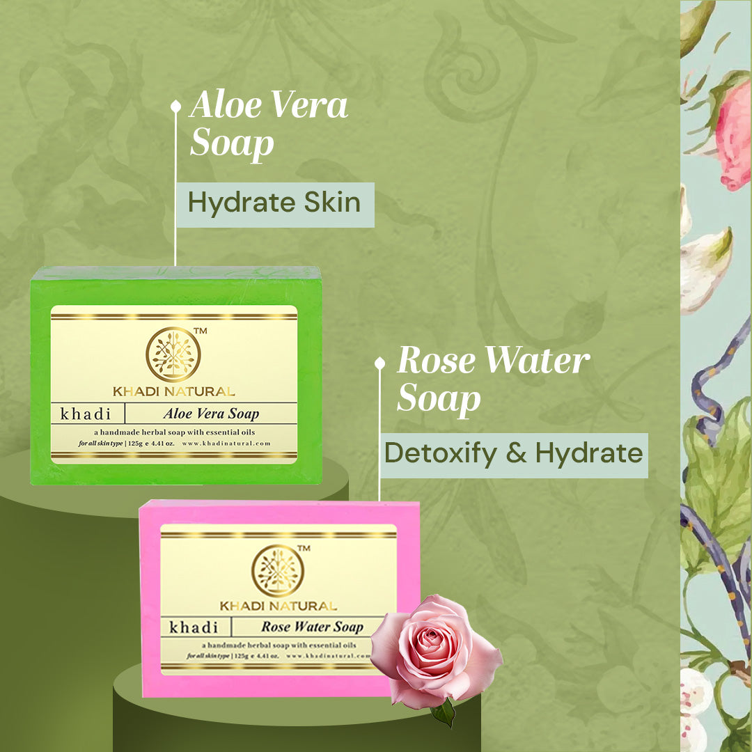 Khadi Natural Ayurvedic Soap Kit Combo Pack Of 4 – 100gm Each