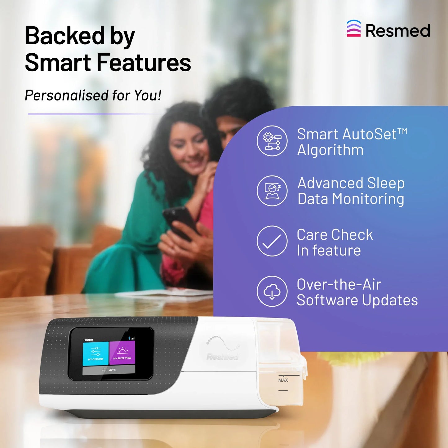 AirSense™ 11 AutoSet™ Tripack 4G Combo (Get 2 masks & 3 Years Extended Warranty)