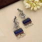 trueBrowns Silver Tone Bird Earrings - Swadesiicart
