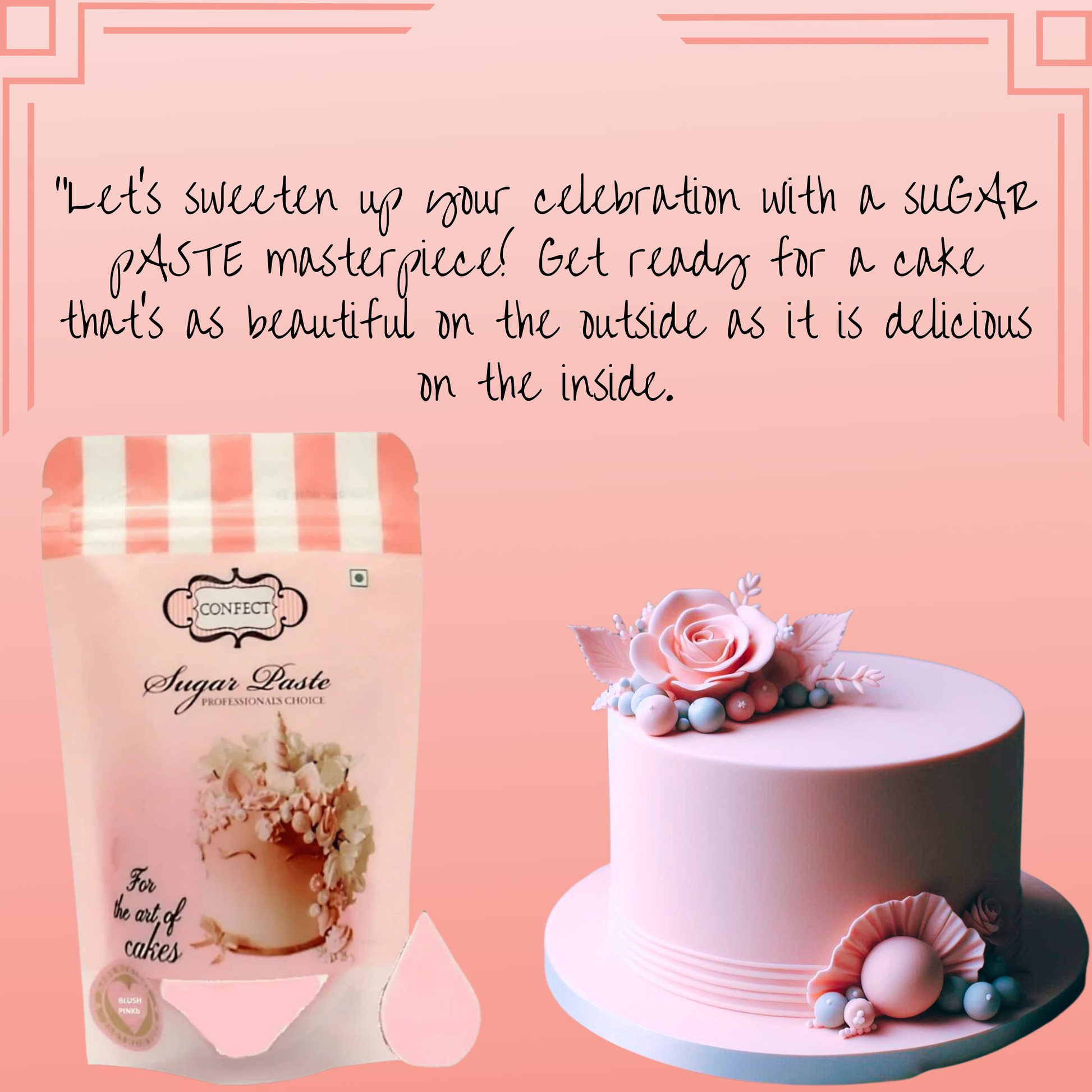 Confect Blush Pink Fondant | Edible Sugarpaste