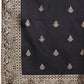 Ahalyaa Unstitched Black Dress Material | Swadesiicart