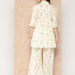 Ahalyaa Printed Cotton Tunic with Palazzos | Swadesiicart